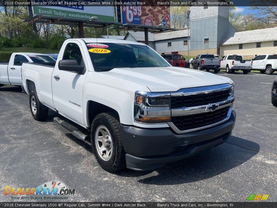 Summit White 2018 Chevrolet Silverado 1500 WT Regular Cab Photo #9