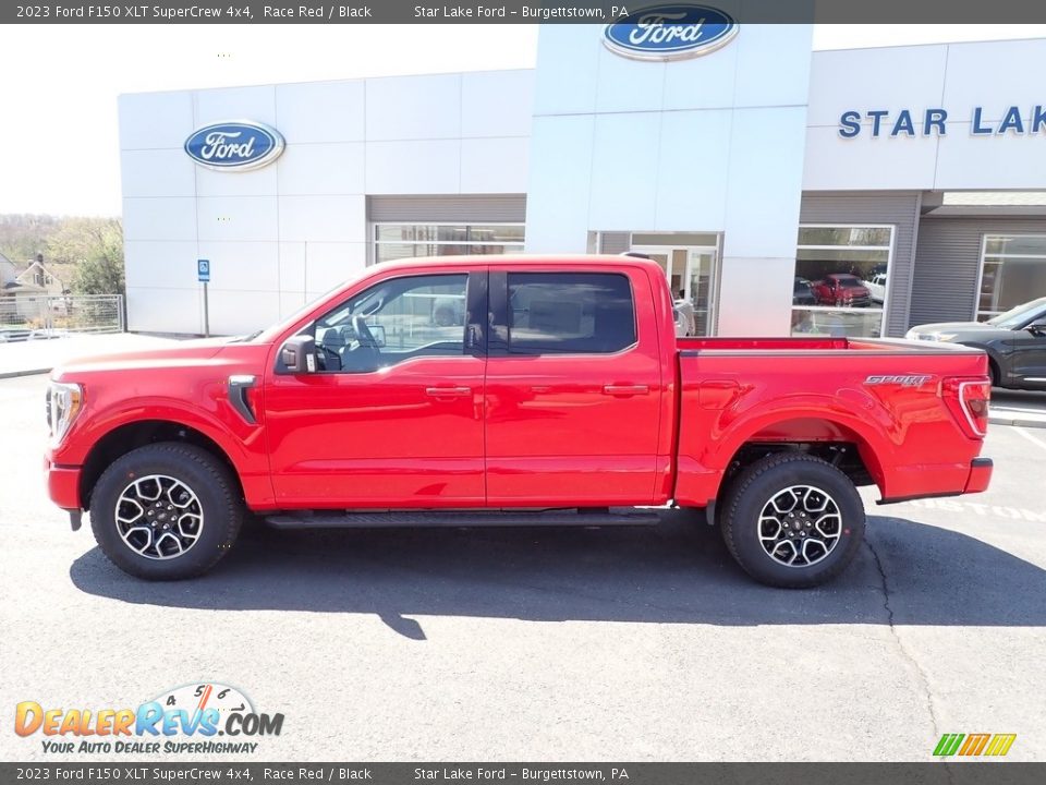 2023 Ford F150 XLT SuperCrew 4x4 Race Red / Black Photo #2