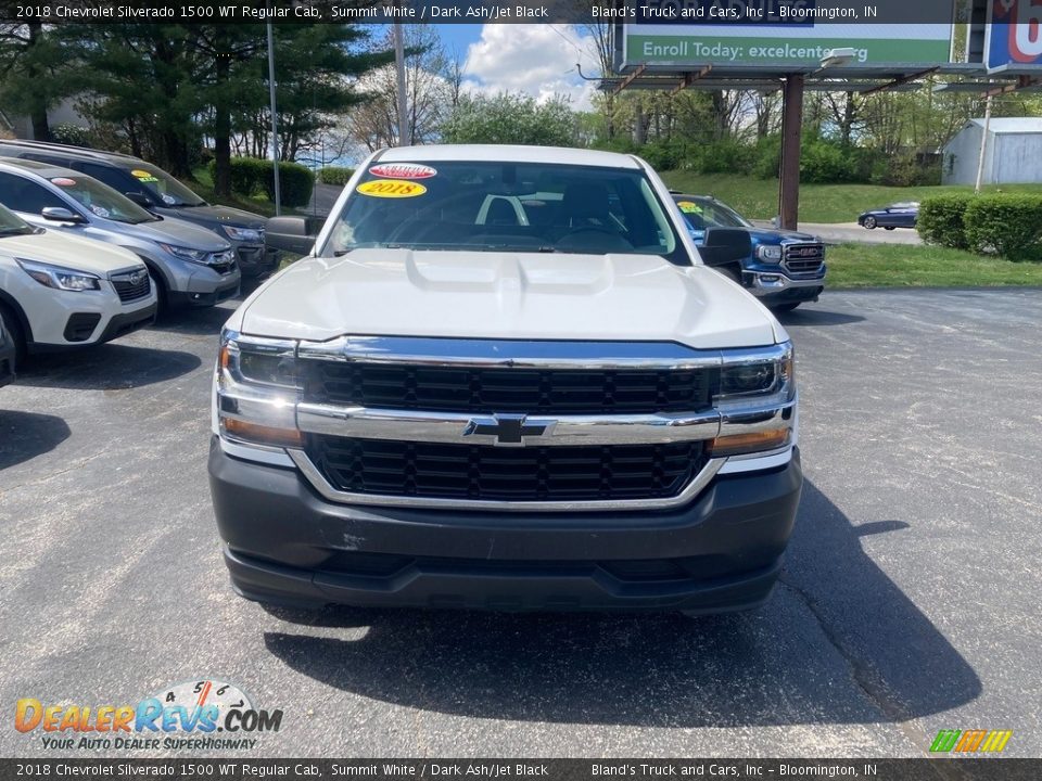 2018 Chevrolet Silverado 1500 WT Regular Cab Summit White / Dark Ash/Jet Black Photo #10