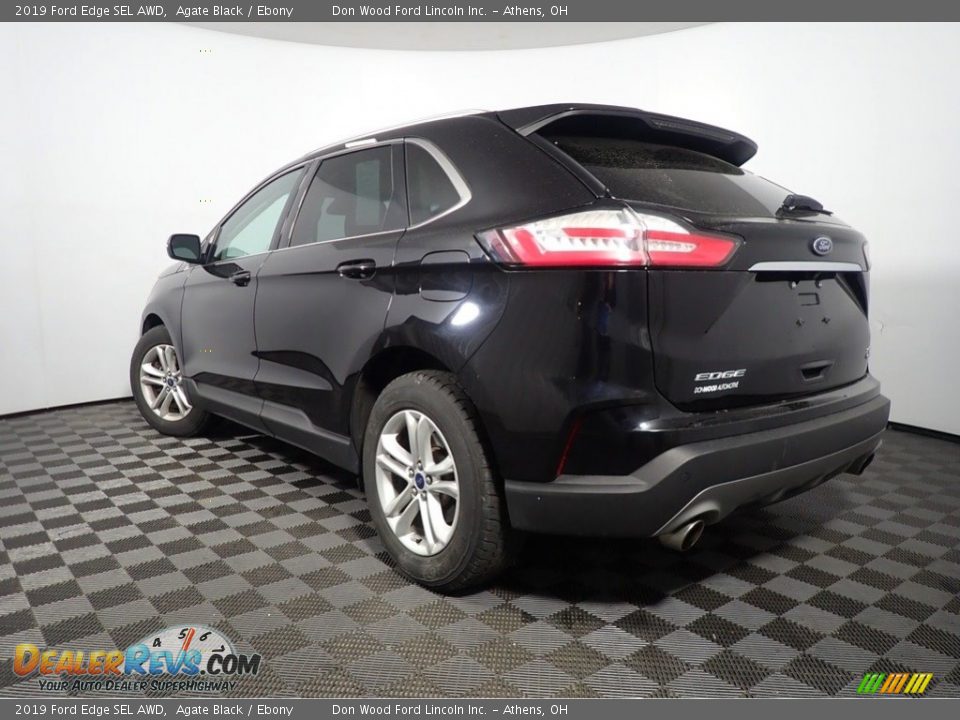 2019 Ford Edge SEL AWD Agate Black / Ebony Photo #11