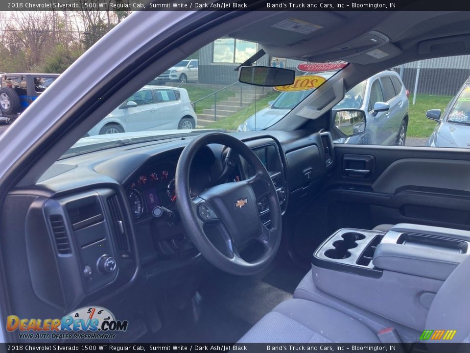 Front Seat of 2018 Chevrolet Silverado 1500 WT Regular Cab Photo #12