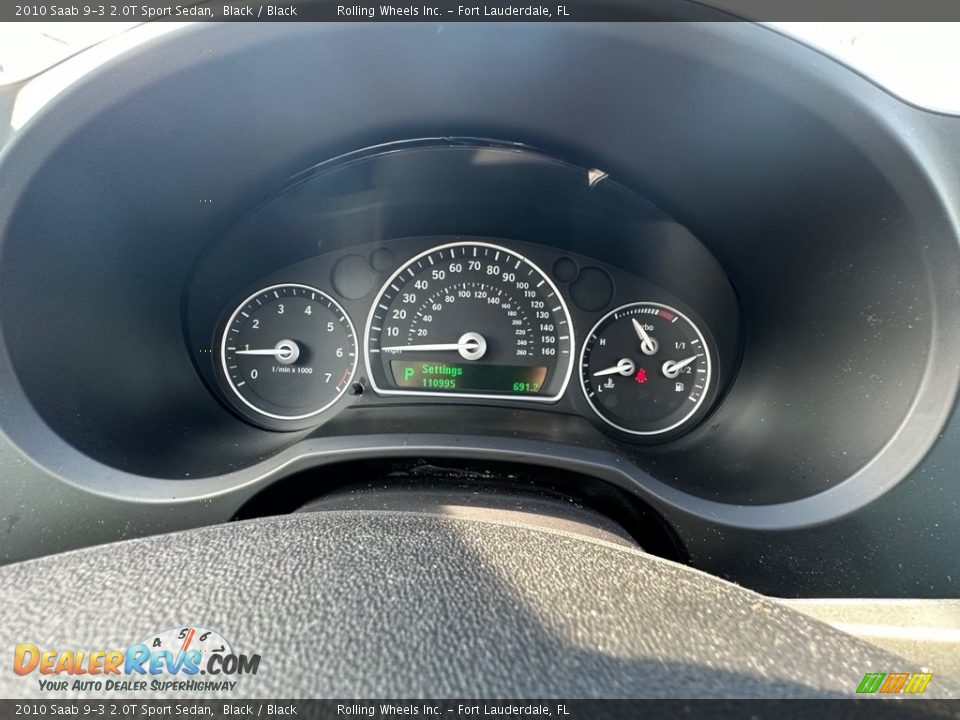 2010 Saab 9-3 2.0T Sport Sedan Gauges Photo #17