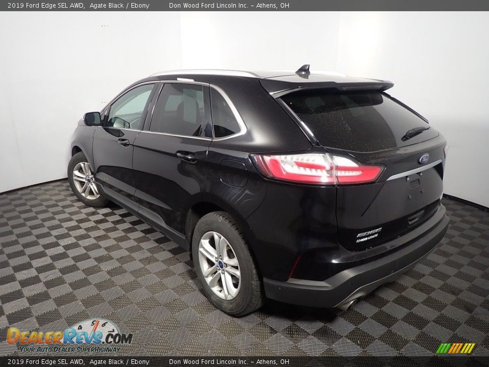 2019 Ford Edge SEL AWD Agate Black / Ebony Photo #12