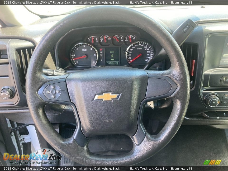 2018 Chevrolet Silverado 1500 WT Regular Cab Steering Wheel Photo #13