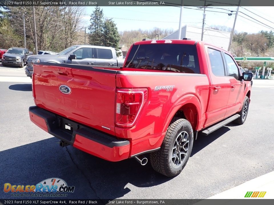 2023 Ford F150 XLT SuperCrew 4x4 Race Red / Black Photo #5