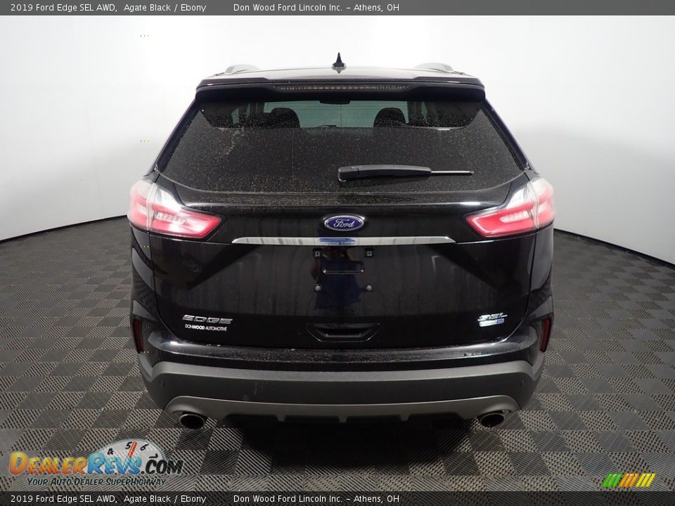 2019 Ford Edge SEL AWD Agate Black / Ebony Photo #13