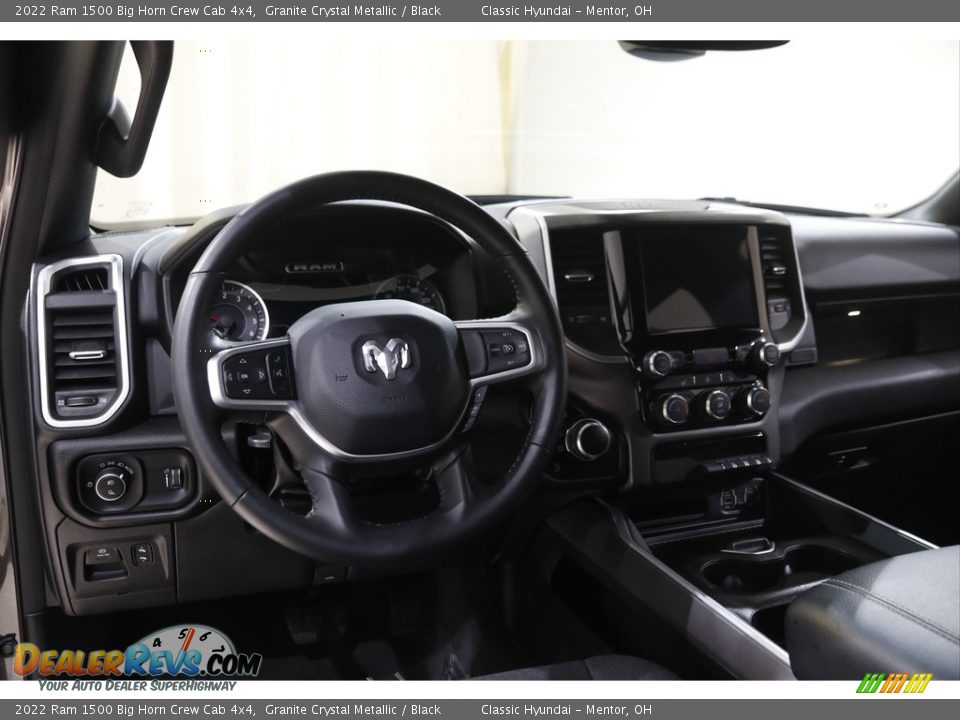 2022 Ram 1500 Big Horn Crew Cab 4x4 Granite Crystal Metallic / Black Photo #6