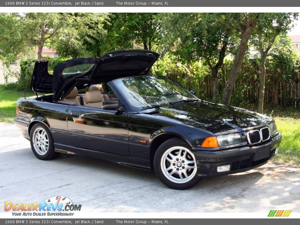 1999 BMW 3 Series 323i Convertible Jet Black / Sand Photo #29