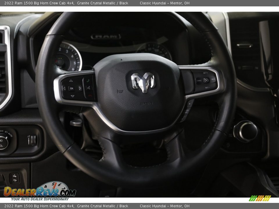 2022 Ram 1500 Big Horn Crew Cab 4x4 Granite Crystal Metallic / Black Photo #7