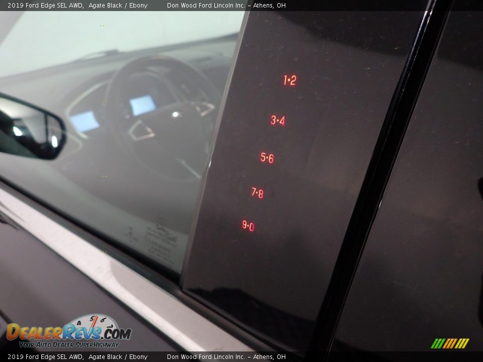 2019 Ford Edge SEL AWD Agate Black / Ebony Photo #19
