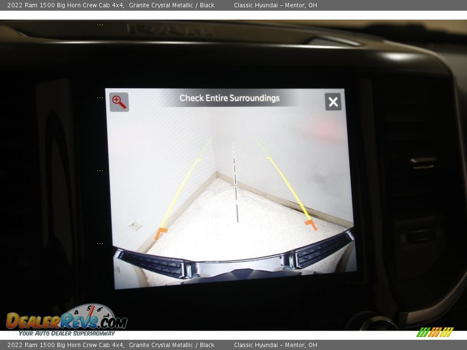 2022 Ram 1500 Big Horn Crew Cab 4x4 Granite Crystal Metallic / Black Photo #14