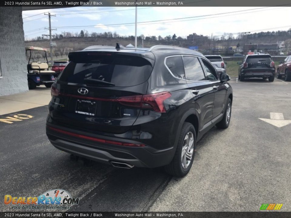 2023 Hyundai Santa Fe SEL AWD Twilight Black / Black Photo #2