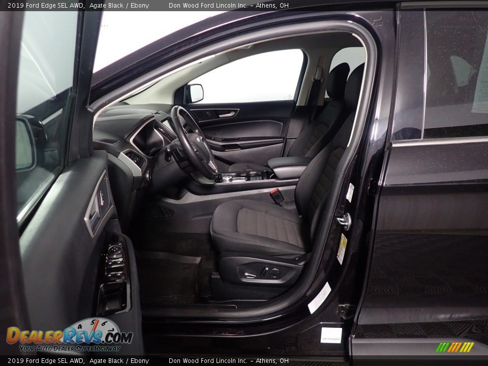 2019 Ford Edge SEL AWD Agate Black / Ebony Photo #22