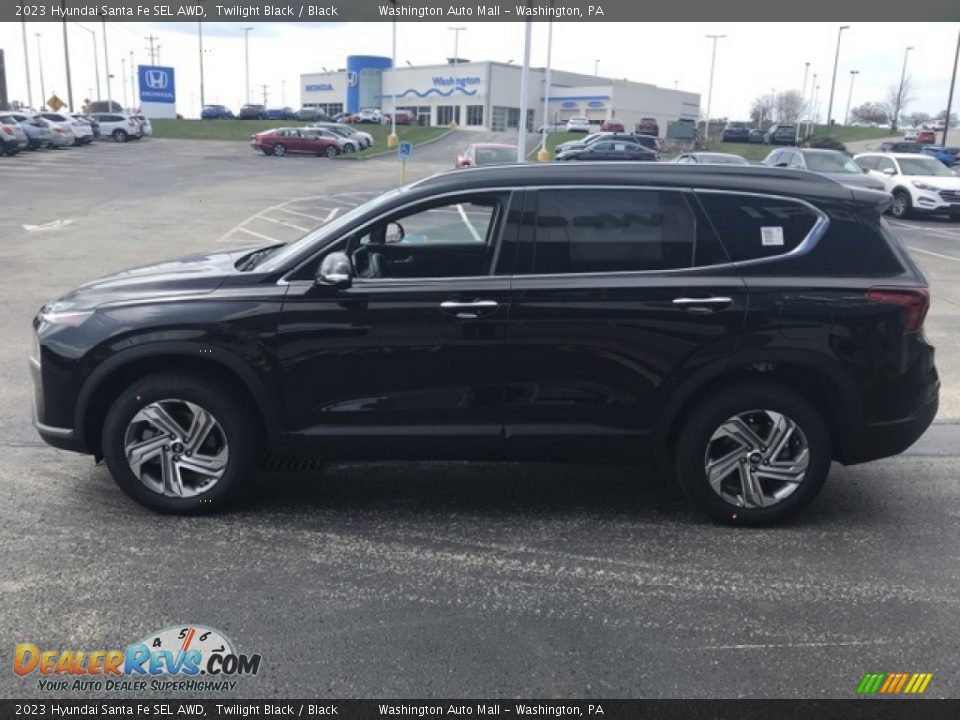 2023 Hyundai Santa Fe SEL AWD Twilight Black / Black Photo #3