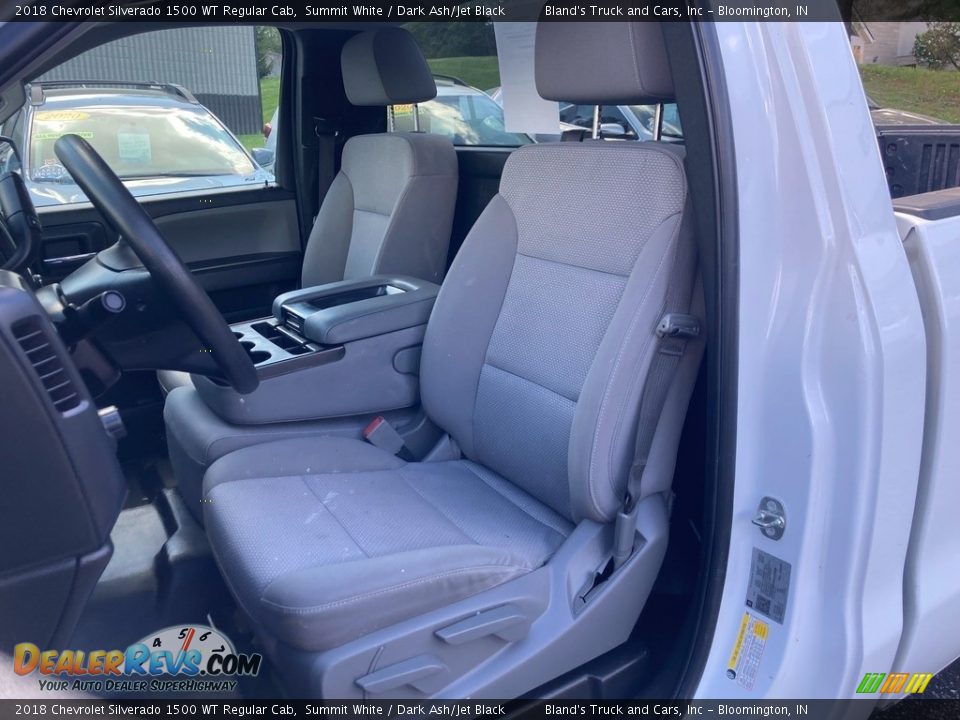 Front Seat of 2018 Chevrolet Silverado 1500 WT Regular Cab Photo #25