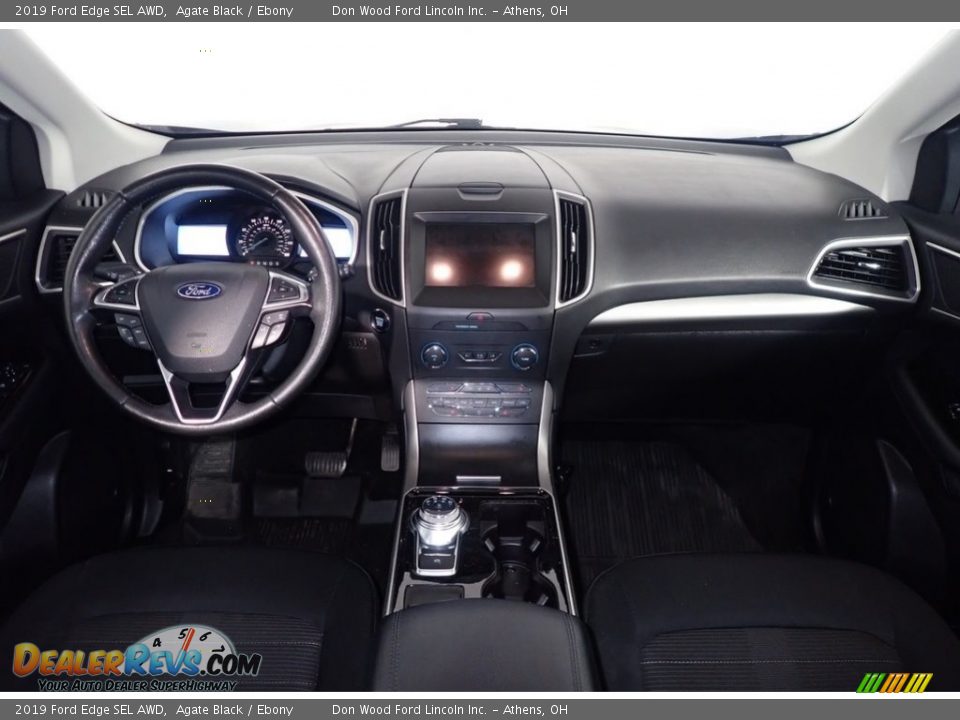 2019 Ford Edge SEL AWD Agate Black / Ebony Photo #24