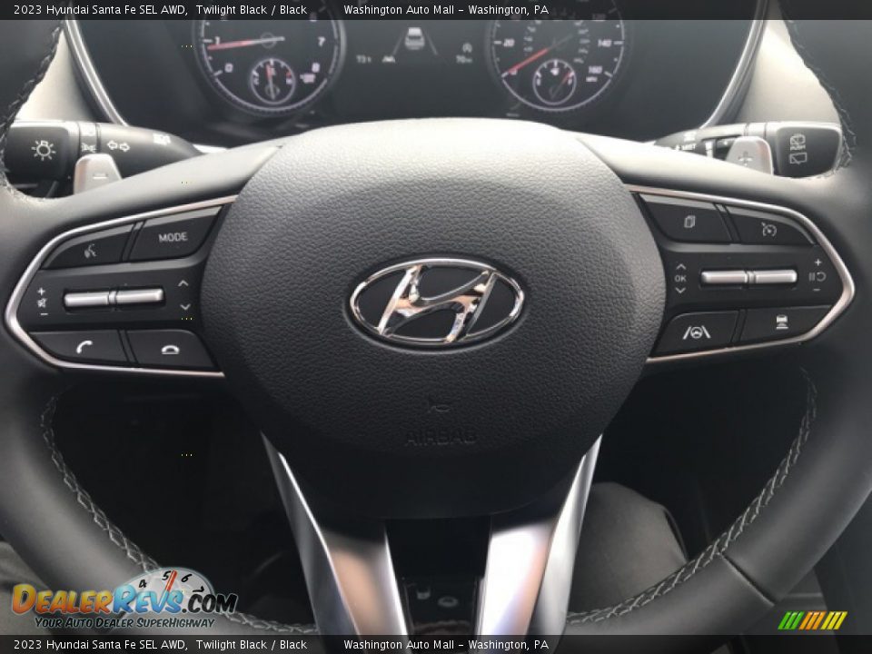 2023 Hyundai Santa Fe SEL AWD Twilight Black / Black Photo #7