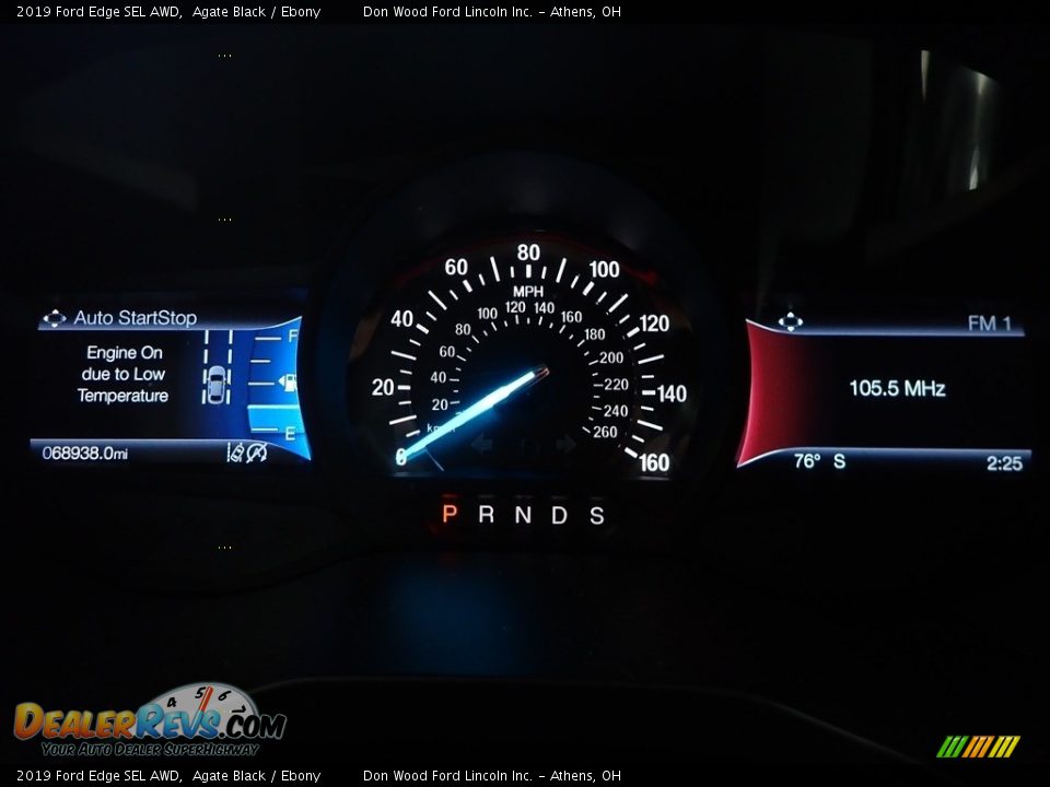 2019 Ford Edge SEL AWD Agate Black / Ebony Photo #28