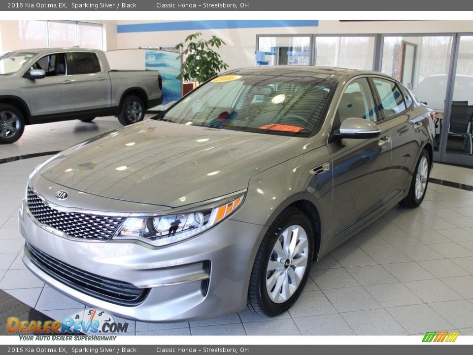 2016 Kia Optima EX Sparkling Silver / Black Photo #1