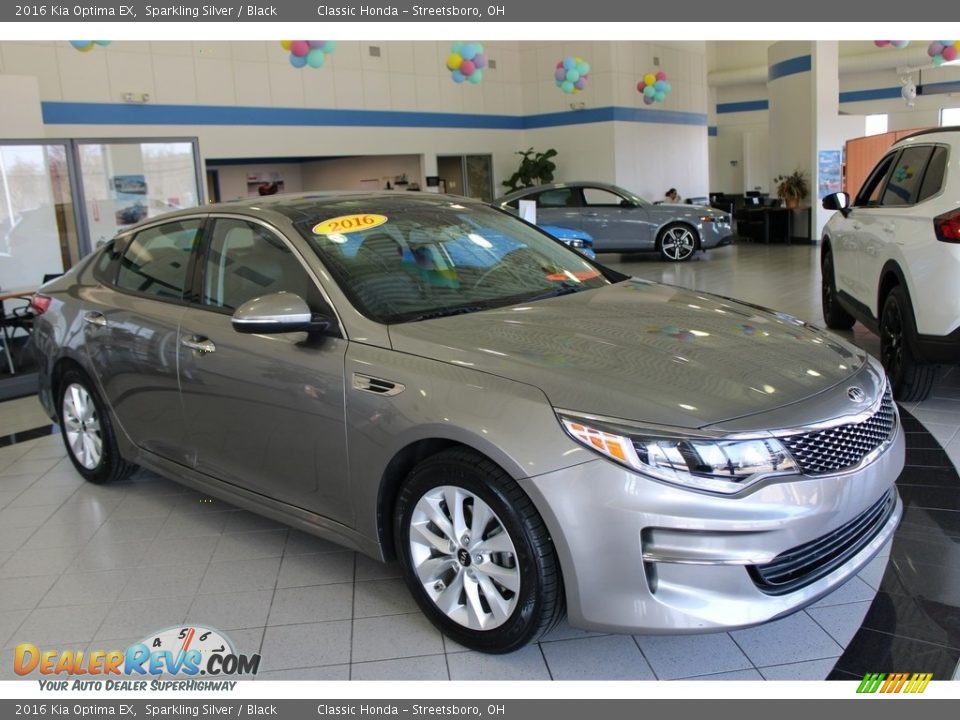 2016 Kia Optima EX Sparkling Silver / Black Photo #3