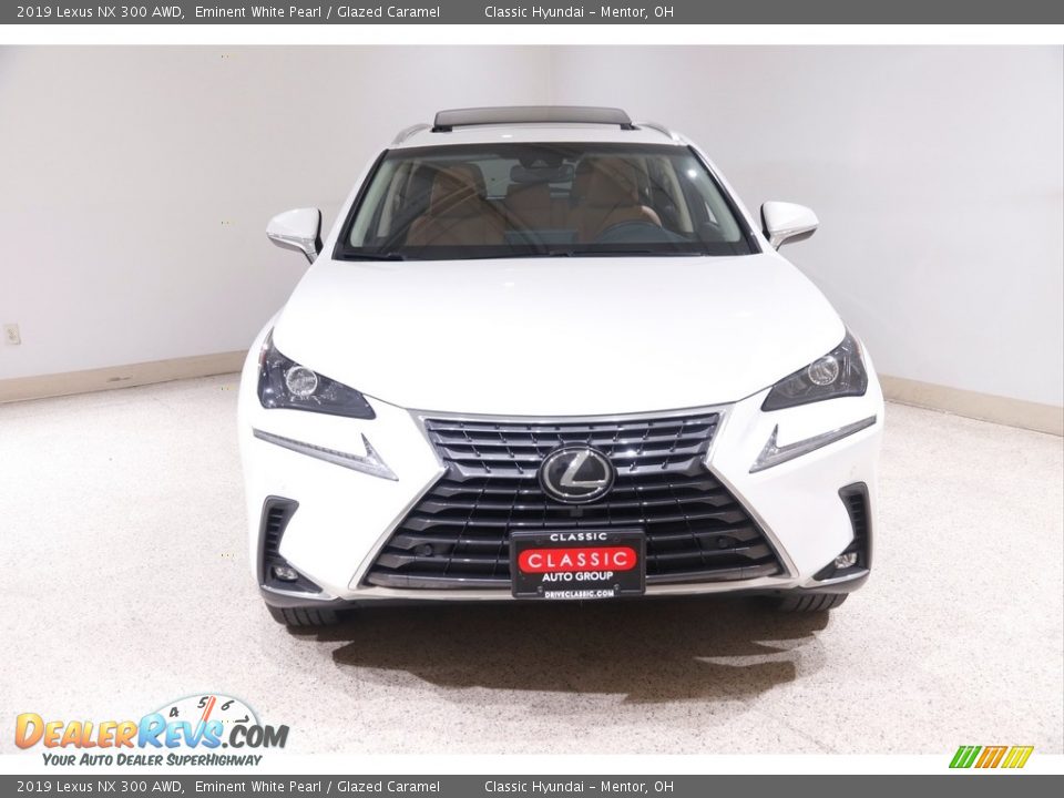 2019 Lexus NX 300 AWD Eminent White Pearl / Glazed Caramel Photo #2