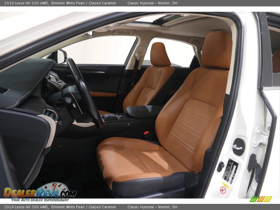 2019 Lexus NX 300 AWD Eminent White Pearl / Glazed Caramel Photo #5