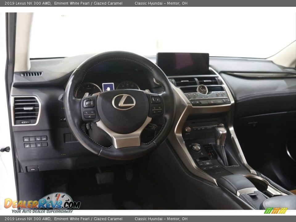 2019 Lexus NX 300 AWD Eminent White Pearl / Glazed Caramel Photo #6