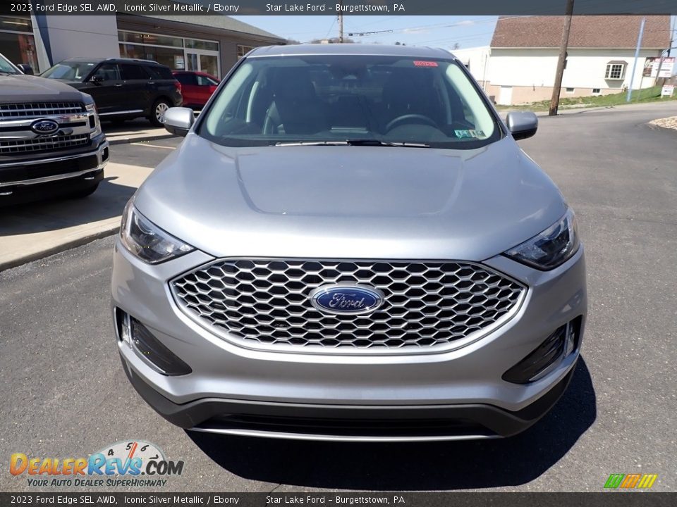 2023 Ford Edge SEL AWD Iconic Silver Metallic / Ebony Photo #8