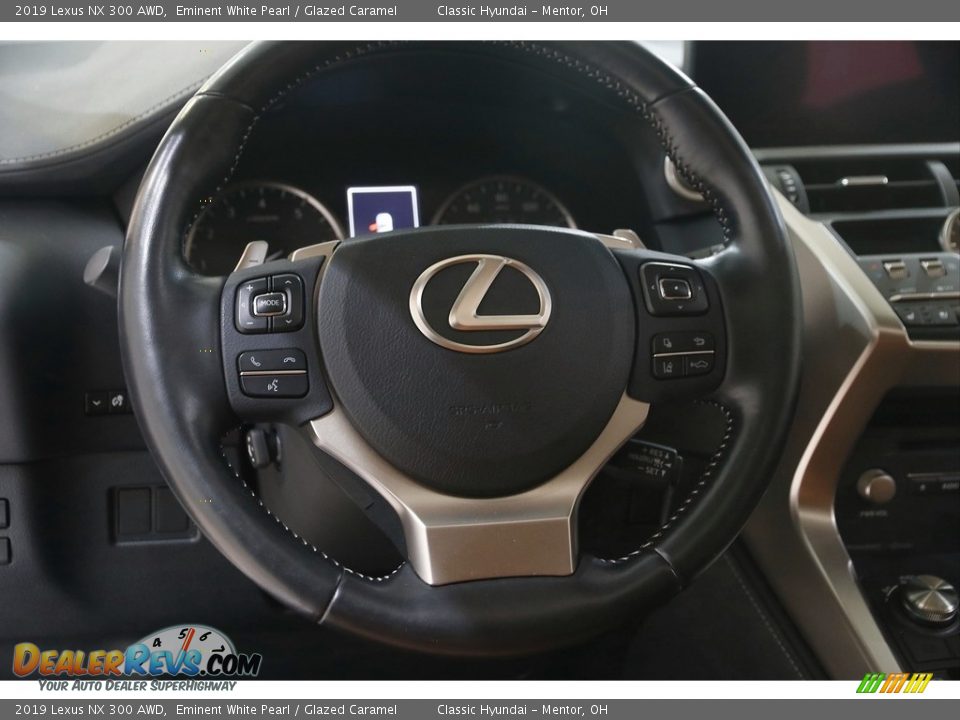 2019 Lexus NX 300 AWD Eminent White Pearl / Glazed Caramel Photo #7
