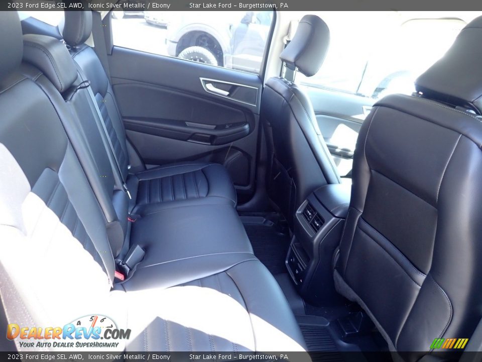 Rear Seat of 2023 Ford Edge SEL AWD Photo #10
