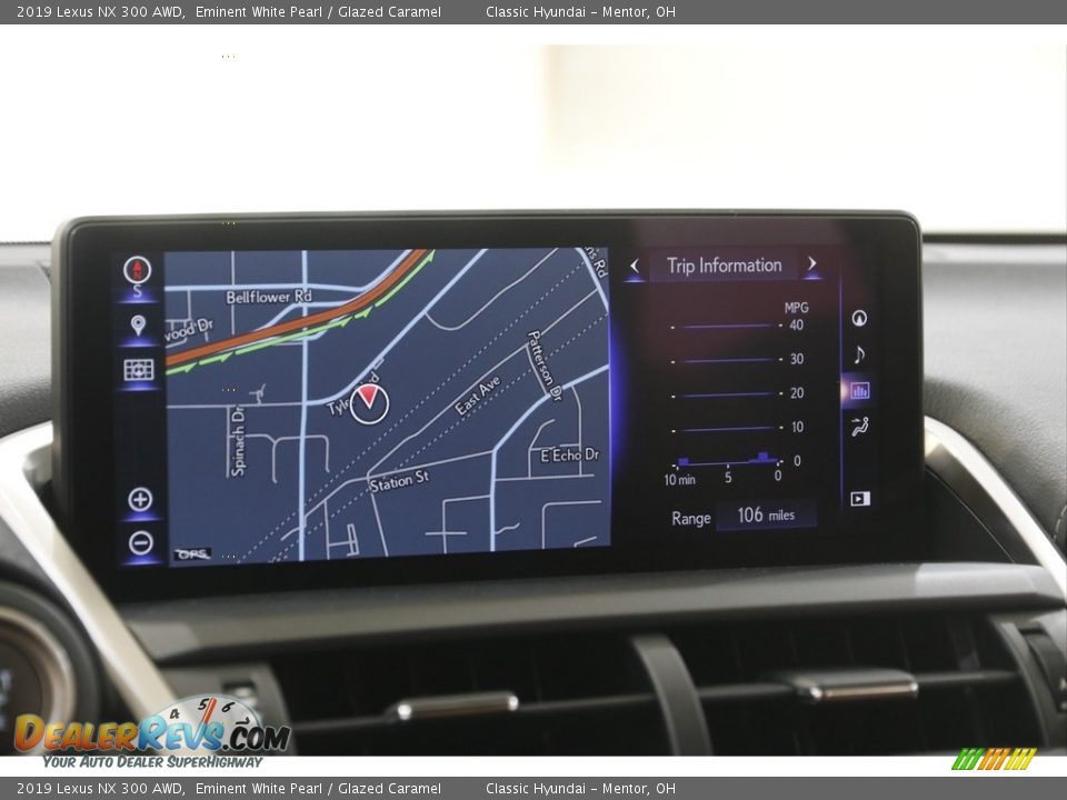 2019 Lexus NX 300 AWD Eminent White Pearl / Glazed Caramel Photo #11