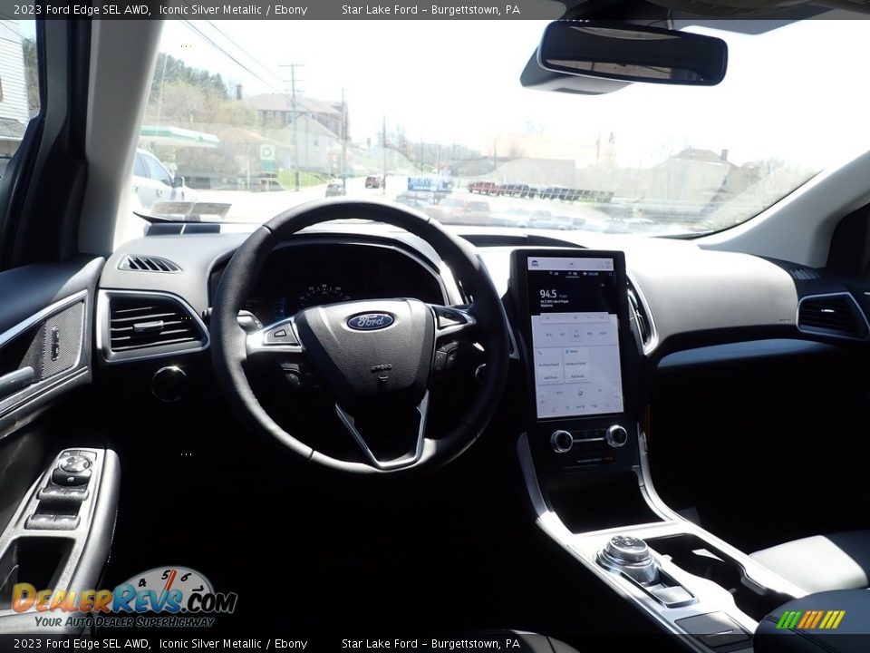 2023 Ford Edge SEL AWD Iconic Silver Metallic / Ebony Photo #13