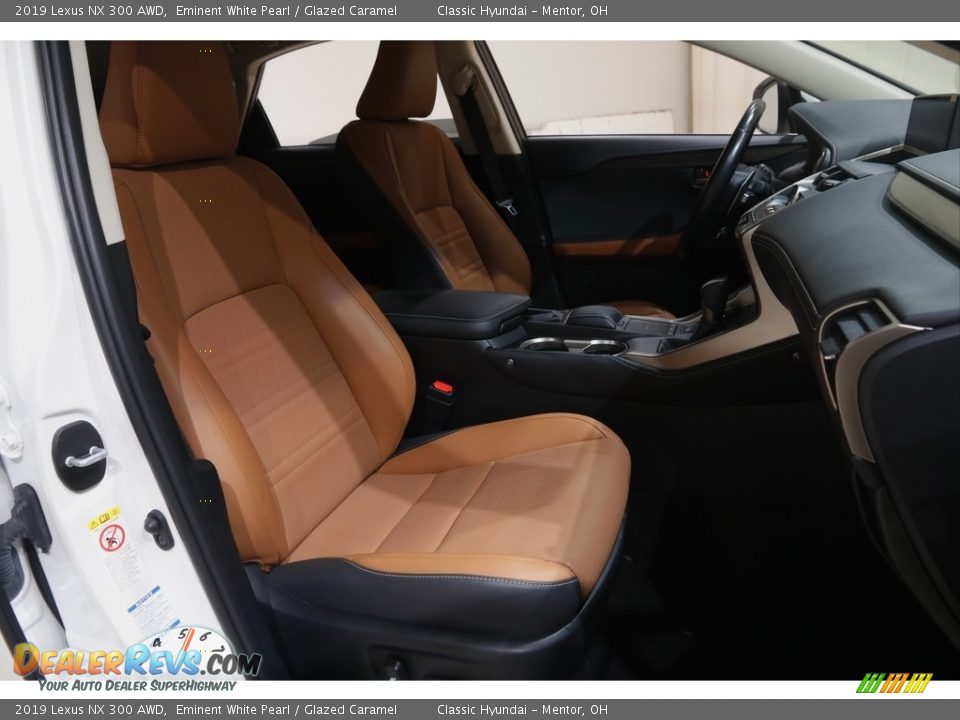 2019 Lexus NX 300 AWD Eminent White Pearl / Glazed Caramel Photo #17