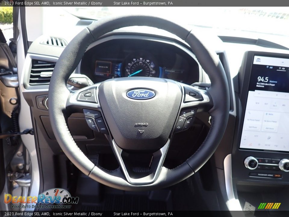 2023 Ford Edge SEL AWD Steering Wheel Photo #19