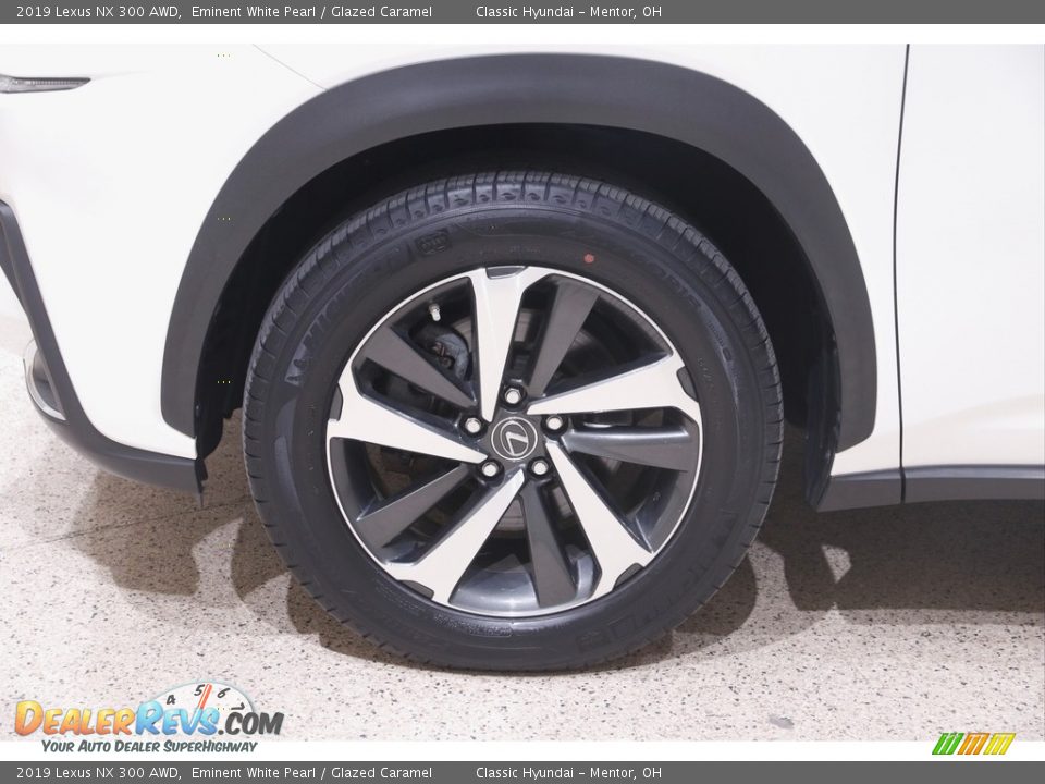 2019 Lexus NX 300 AWD Eminent White Pearl / Glazed Caramel Photo #22