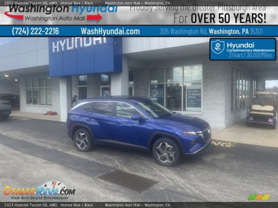 2023 Hyundai Tucson SEL AWD Intense Blue / Black Photo #1