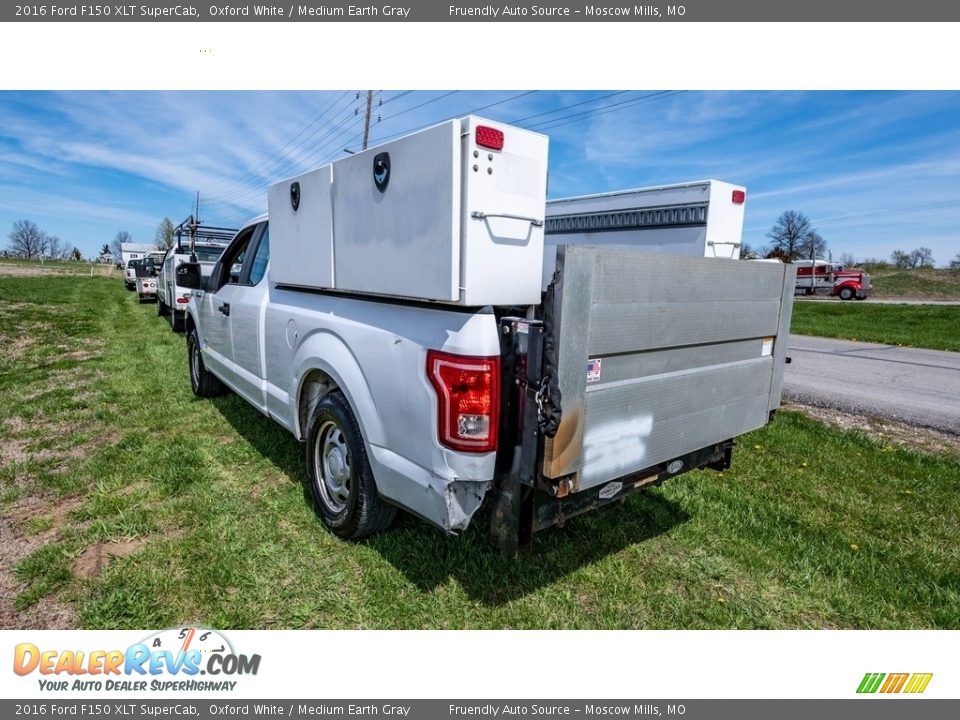 2016 Ford F150 XLT SuperCab Oxford White / Medium Earth Gray Photo #6