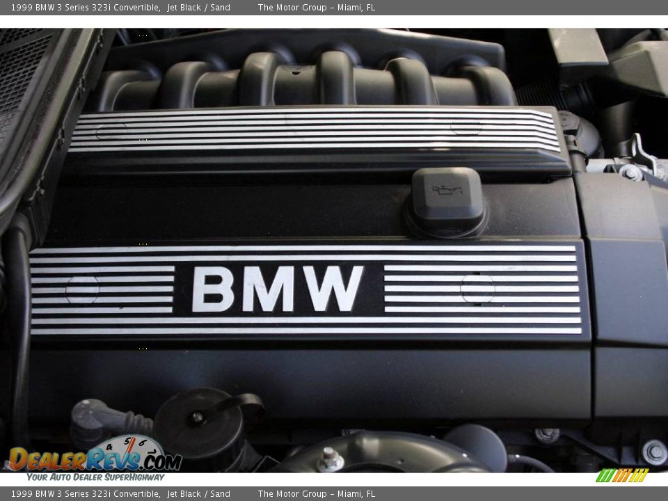 1999 BMW 3 Series 323i Convertible Jet Black / Sand Photo #35