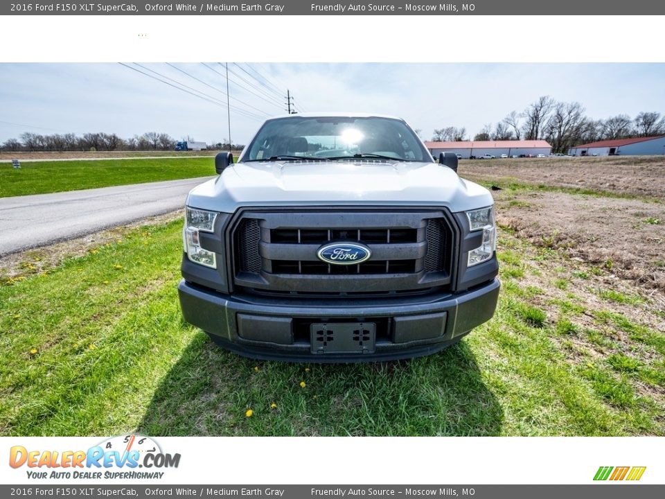 2016 Ford F150 XLT SuperCab Oxford White / Medium Earth Gray Photo #9