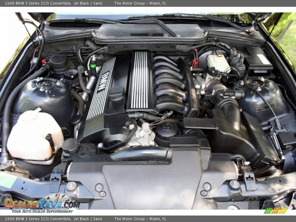 1999 BMW 3 Series 323i Convertible Jet Black / Sand Photo #36