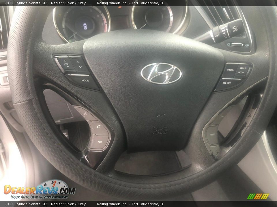 2013 Hyundai Sonata GLS Radiant Silver / Gray Photo #9