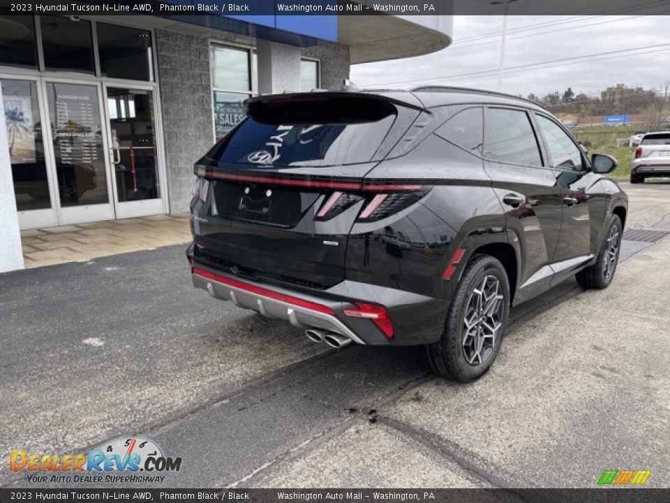 2023 Hyundai Tucson N-Line AWD Phantom Black / Black Photo #2