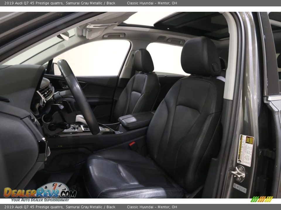 2019 Audi Q7 45 Prestige quattro Samurai Gray Metallic / Black Photo #5