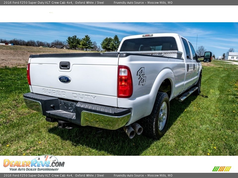 2016 Ford F250 Super Duty XLT Crew Cab 4x4 Oxford White / Steel Photo #3