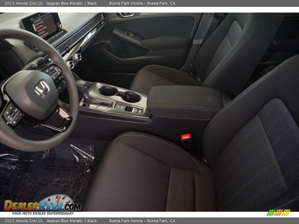 2023 Honda Civic LX Aegean Blue Metallic / Black Photo #15