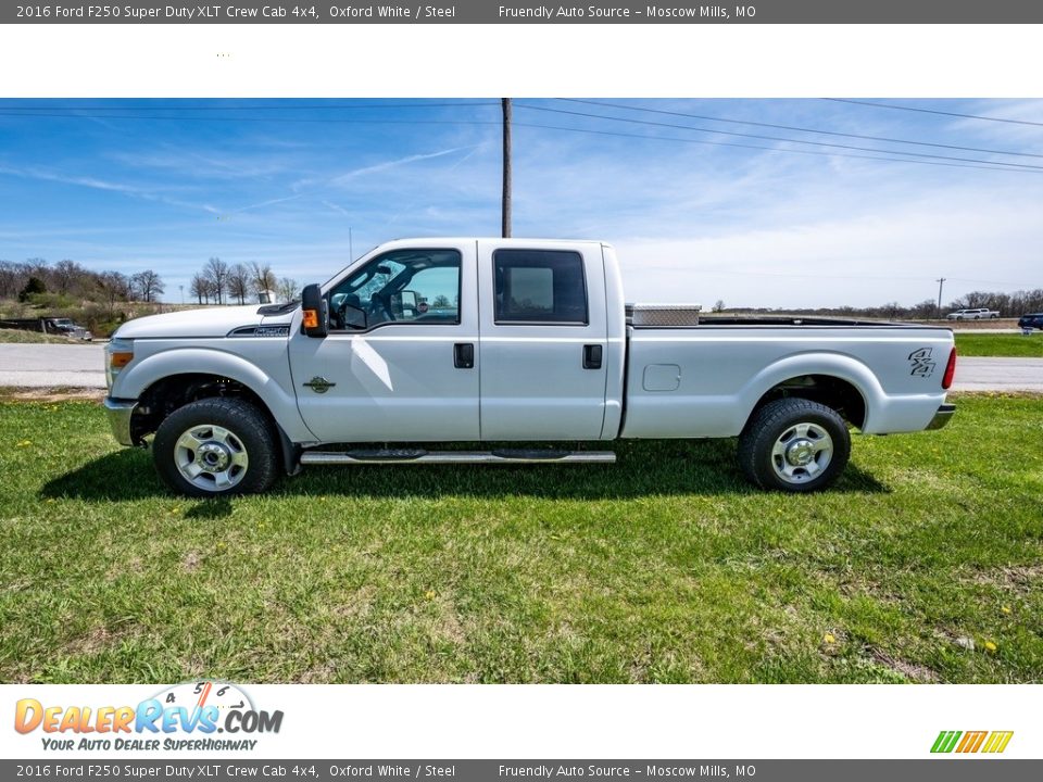 2016 Ford F250 Super Duty XLT Crew Cab 4x4 Oxford White / Steel Photo #6