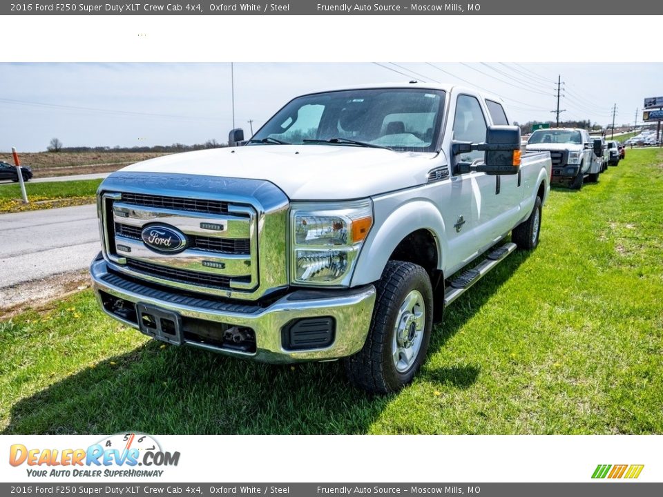 2016 Ford F250 Super Duty XLT Crew Cab 4x4 Oxford White / Steel Photo #7