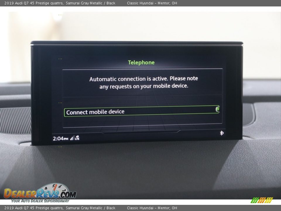 2019 Audi Q7 45 Prestige quattro Samurai Gray Metallic / Black Photo #12