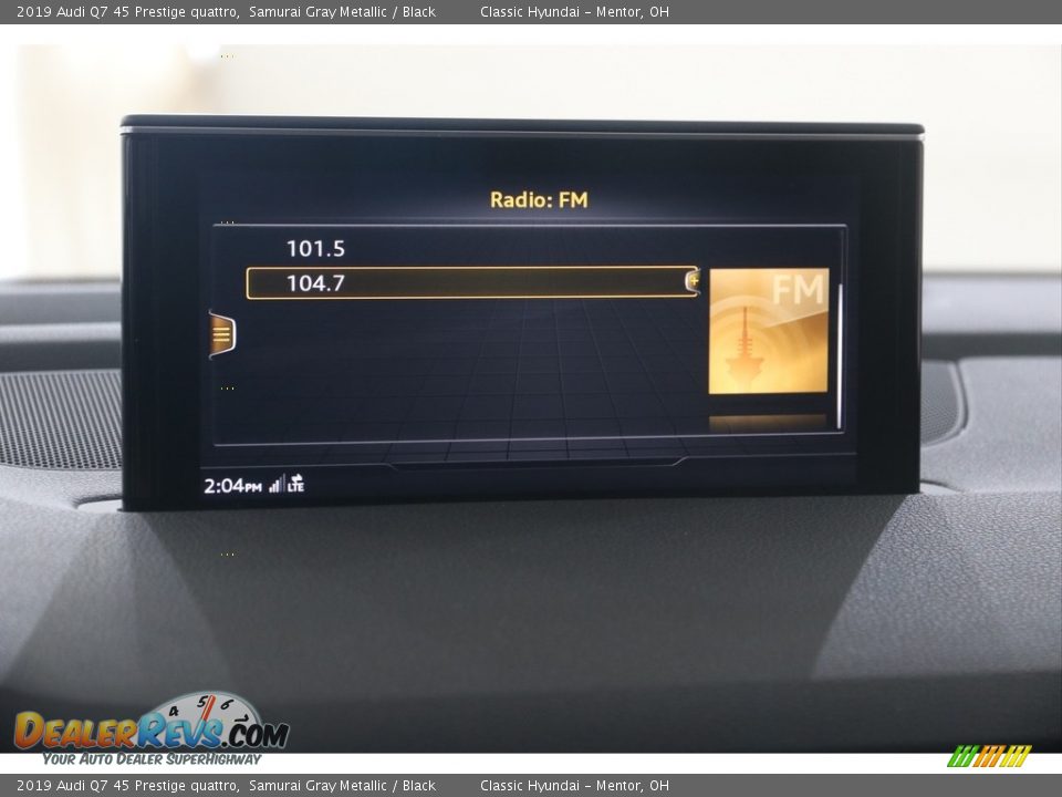 2019 Audi Q7 45 Prestige quattro Samurai Gray Metallic / Black Photo #13