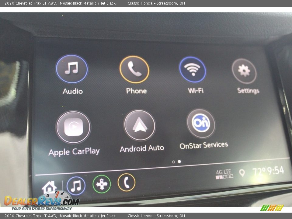 2020 Chevrolet Trax LT AWD Mosaic Black Metallic / Jet Black Photo #27